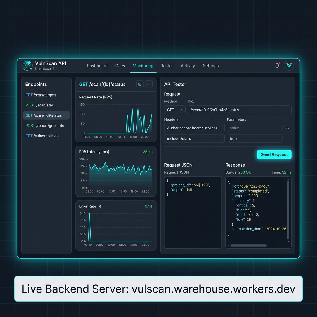 VulScan API Endpoint Mockup